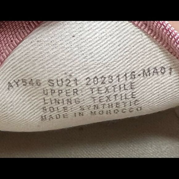 J Crew Venetian Canvas Pink Loafers Slip On 6.5 - Picture 9 of 9